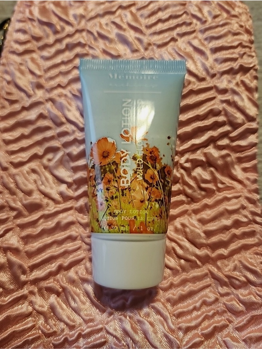 MEMOIRE archives wild flower field body lotion, NEW 1oz travel tube